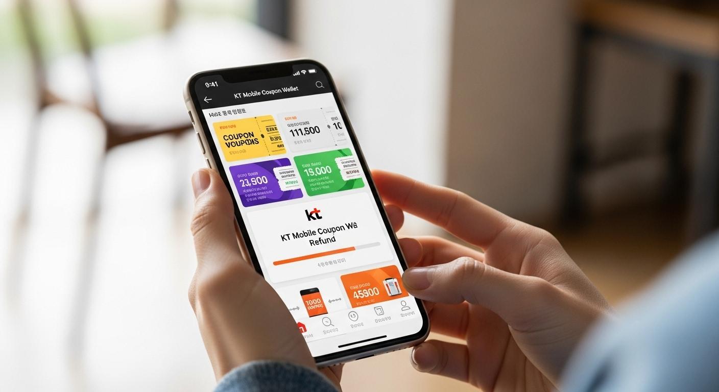 kt 휴대폰쿠폰지갑 환불