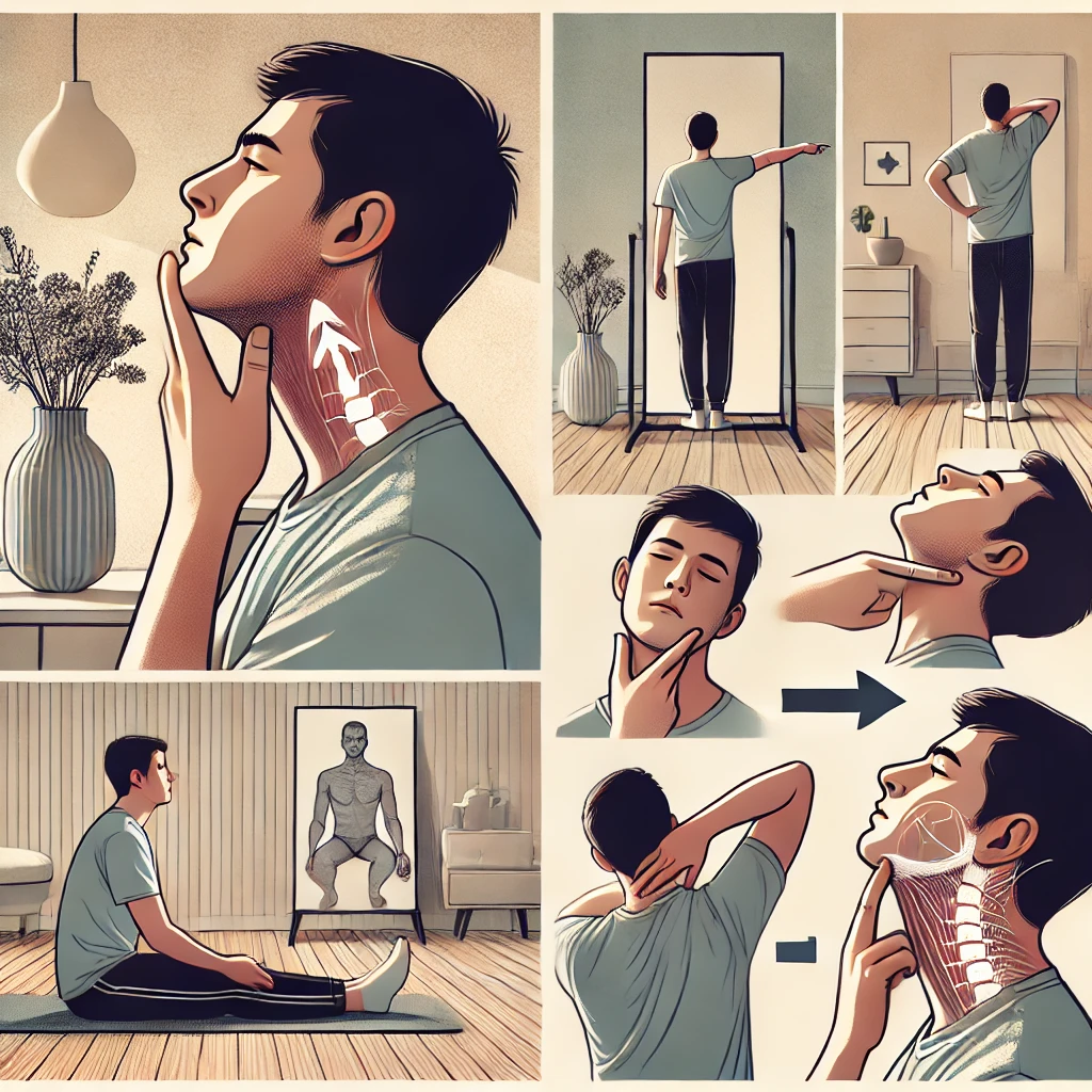 턱관절 장애 완화 스트레칭 모음