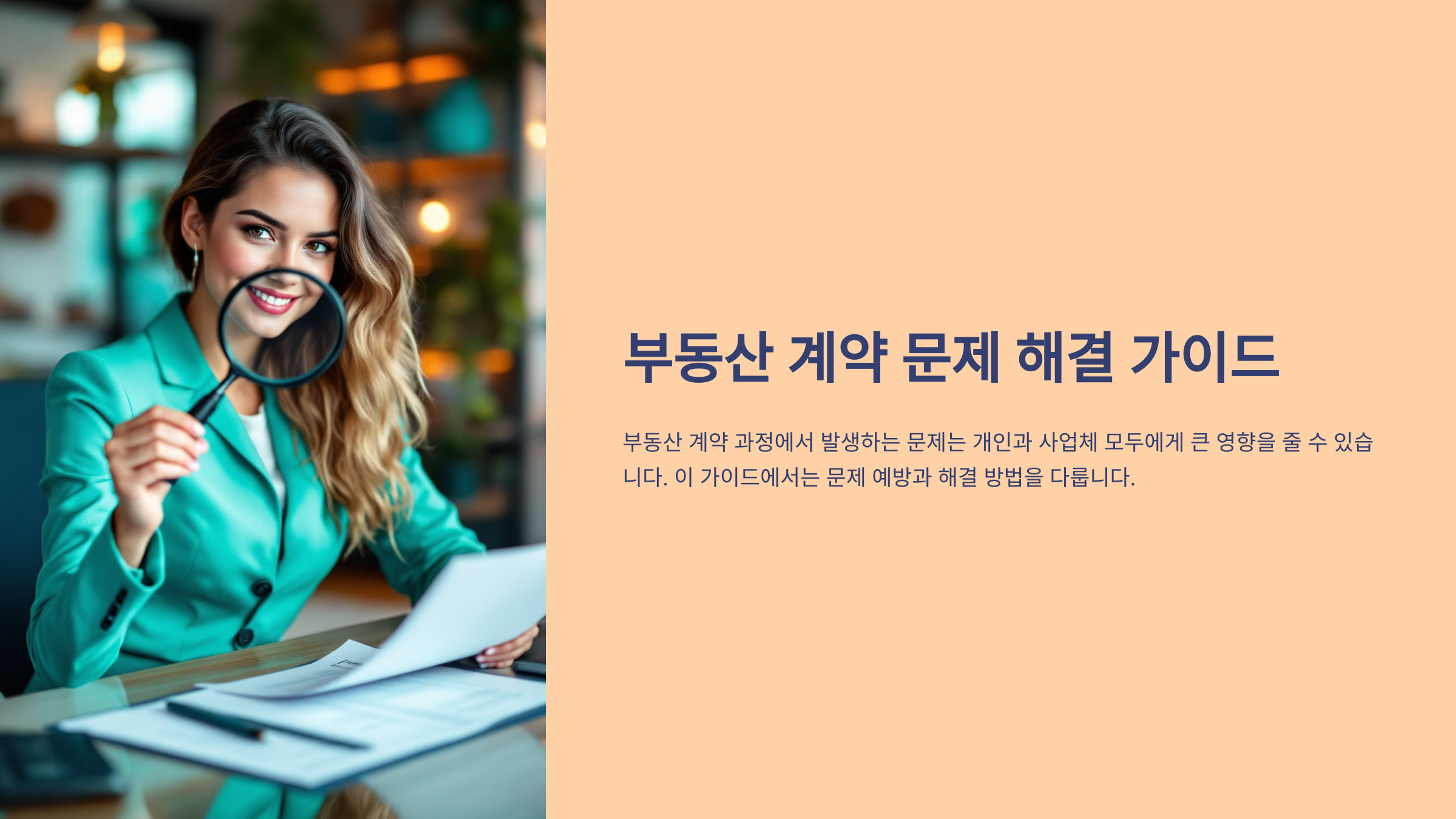 부동산 계약 문제 해결 가이드
