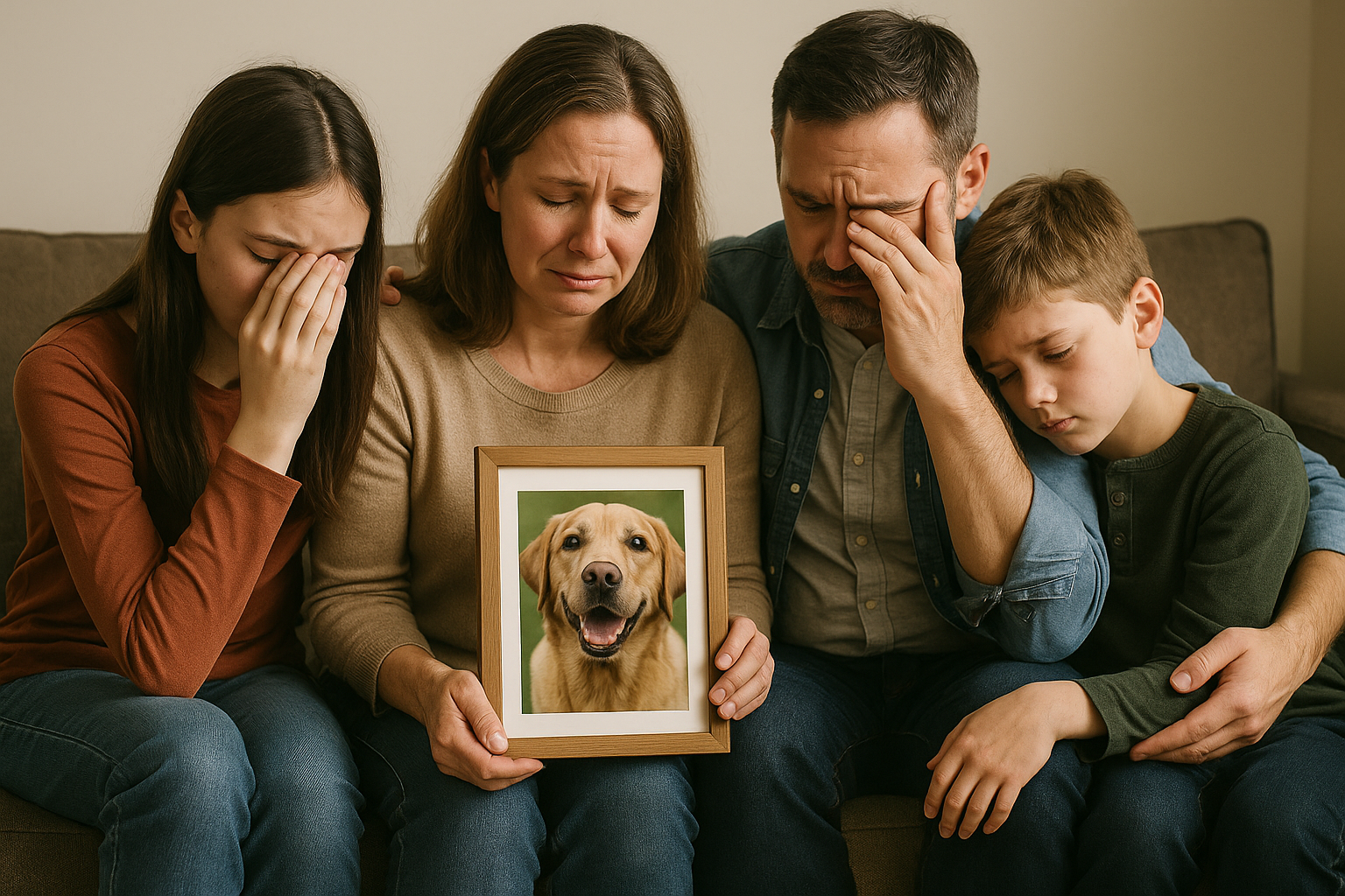 반려견의 죽음 후, 가족과의 관계 회복하기 이미지
