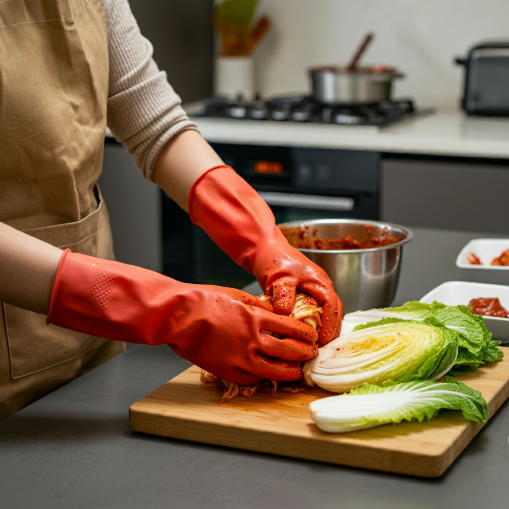 김장 준비물 김장 시간 단축 절임배추 활용법 김장 도구 김치 양념 미리 준비 김치 냉장고 정리 빠른 김장하는 법