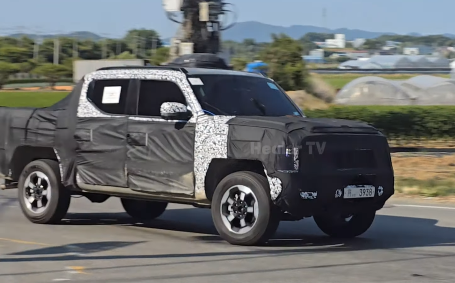 기아 픽업트럭 타스만 테스트카 스파이샷