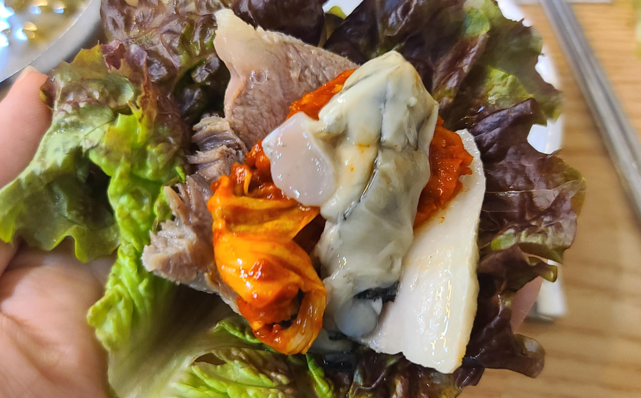 모란맛집 모란보쌈맛집 성남맛집 장군보쌈족발 모란역맛집 메뉴판 모둠스페셜 된장국 보쌈 생굴 한쌈