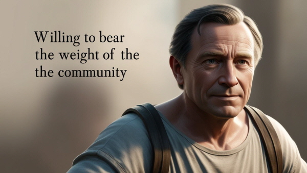 ESTJ는 공동체의 무게를 기꺼이 짊어지는 사람에 관한 사진