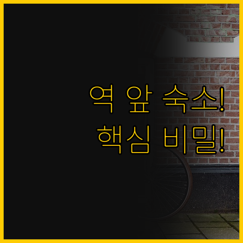 역 바로 앞 대 강 건너 암스테르담 ..