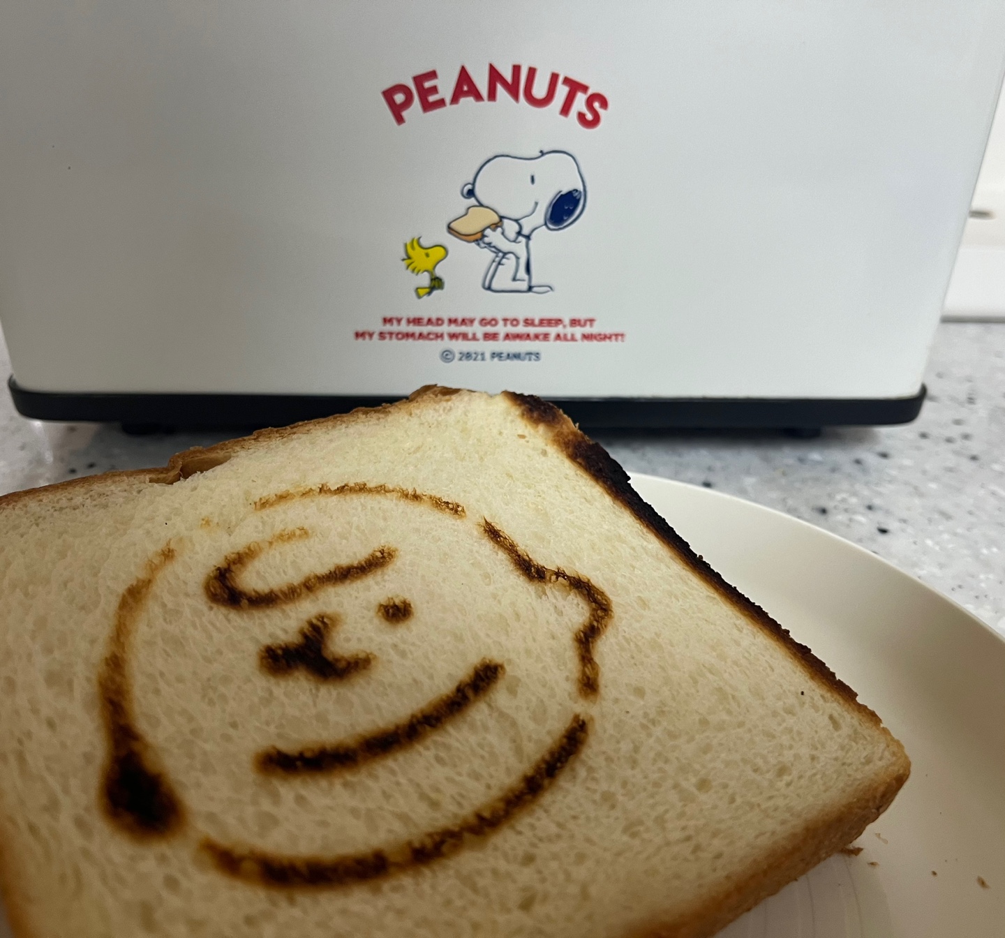 스누피 레트로 토스터기