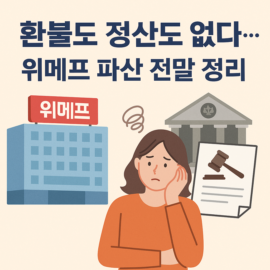 환불도 정산도 없다&hellip;위메프 파산 전말 정리
