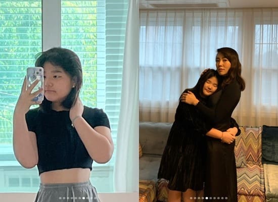 이윤진, 이범수 가족