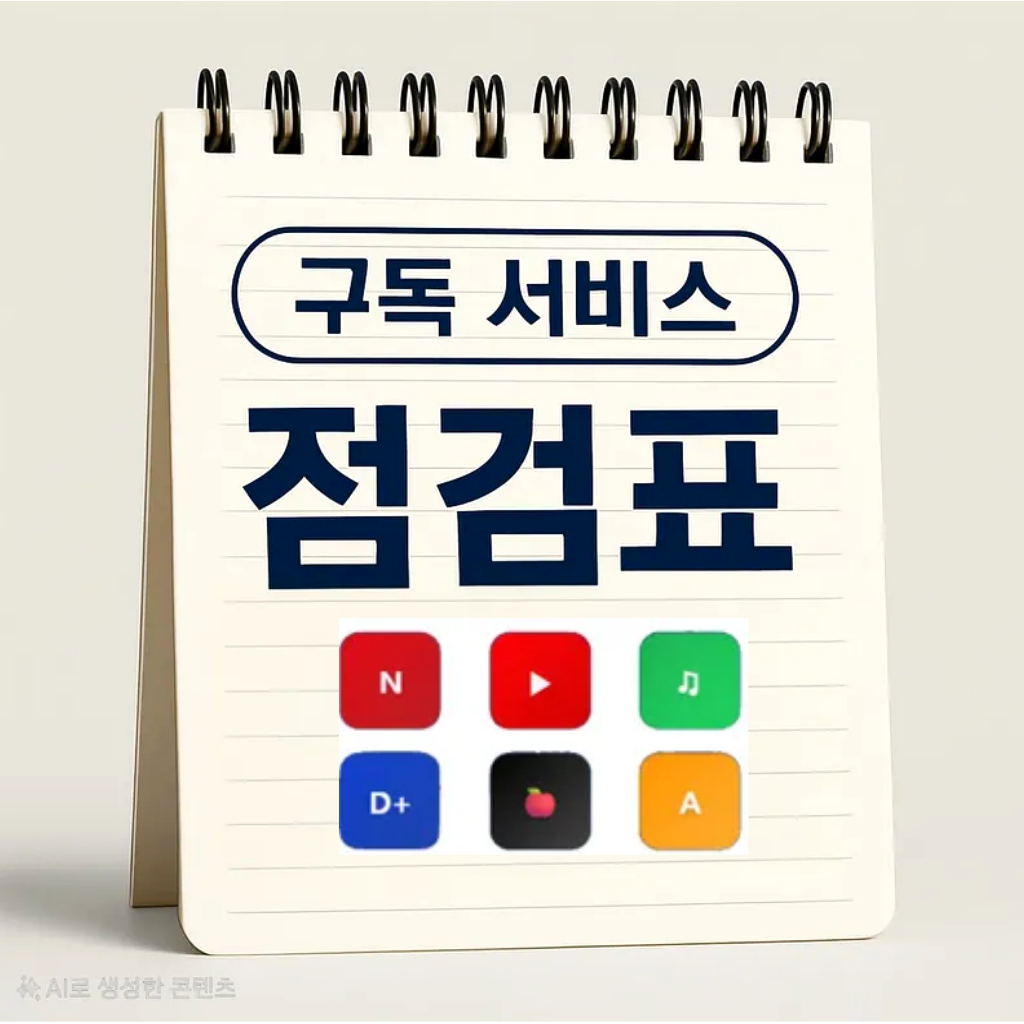 구독 서비스 점검표: 당신의 구독, 지금 점검이 필요합니다!