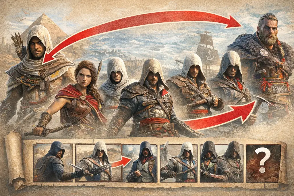 어쌔신크리드 게임순서 플레이