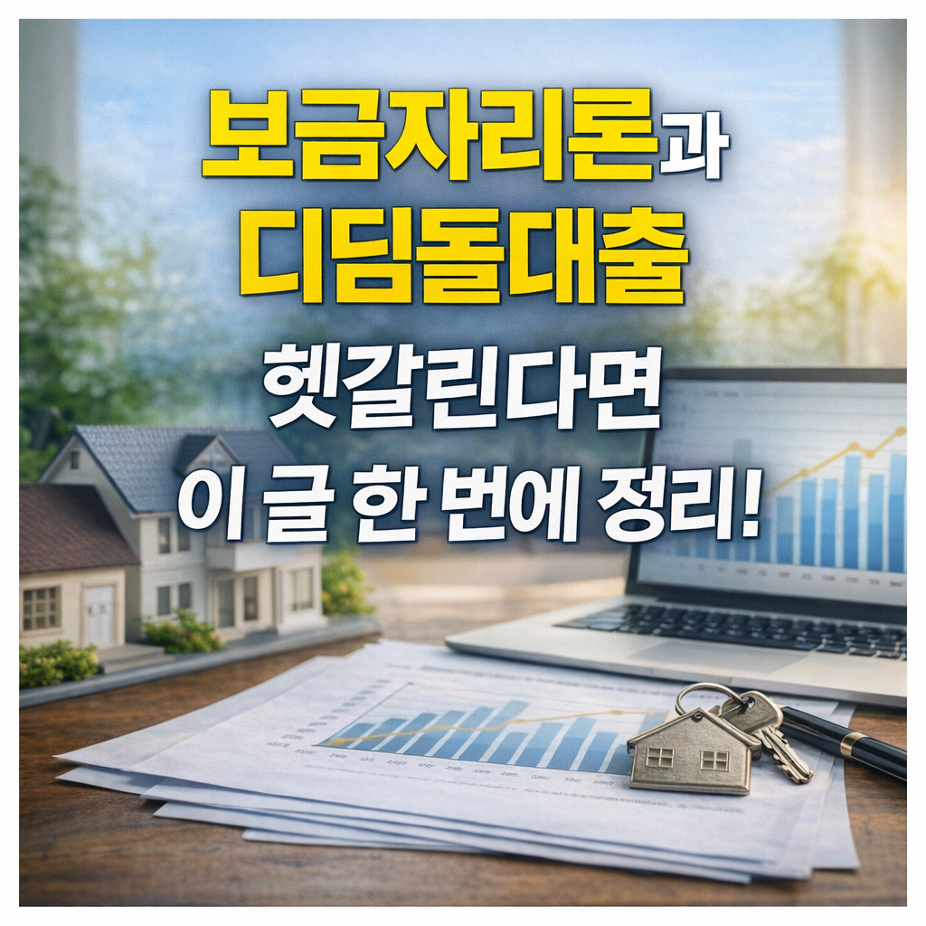 보금자리론과 디딤돌대출 중복? 가능 조건부터 대환까지 한 번에 정리 (2026 최신판)