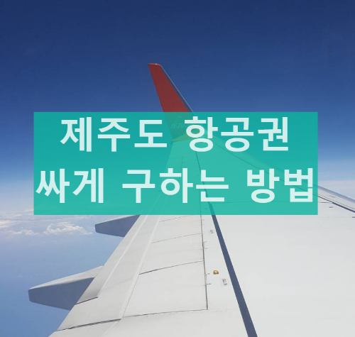제주도 항공권