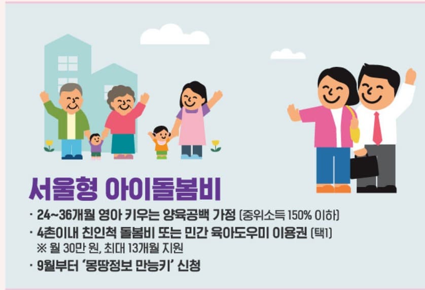 서울의 아이돌봄비