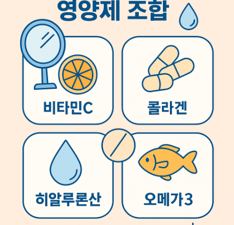 피부 미용에 좋은 영양제 조합
