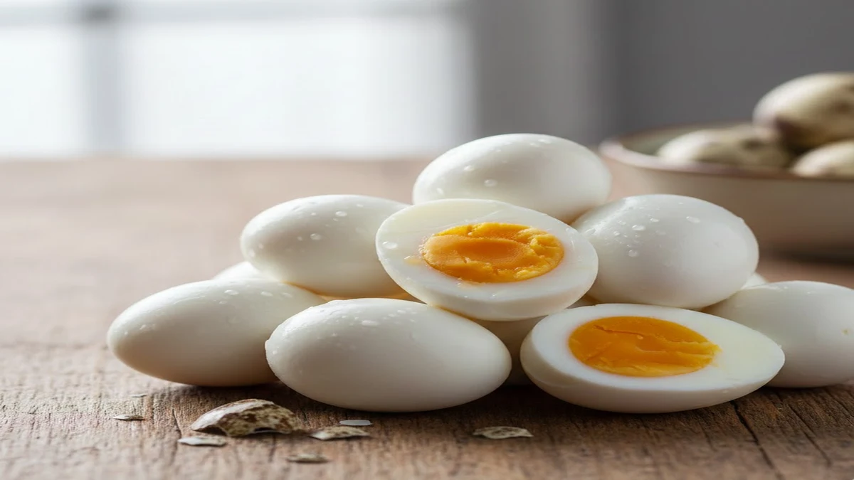 메추리알껍질까기