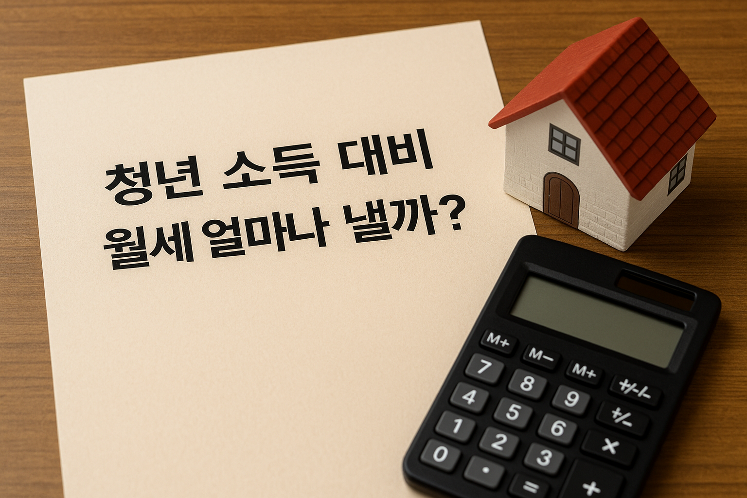 청년 소득 대비 월세