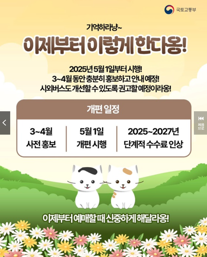 개편 일정