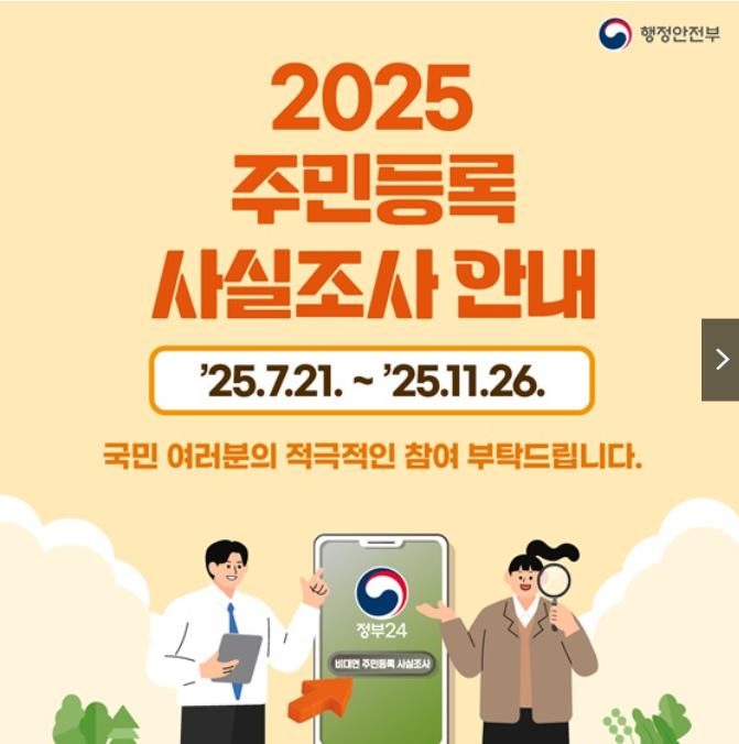 주민등록사실조사