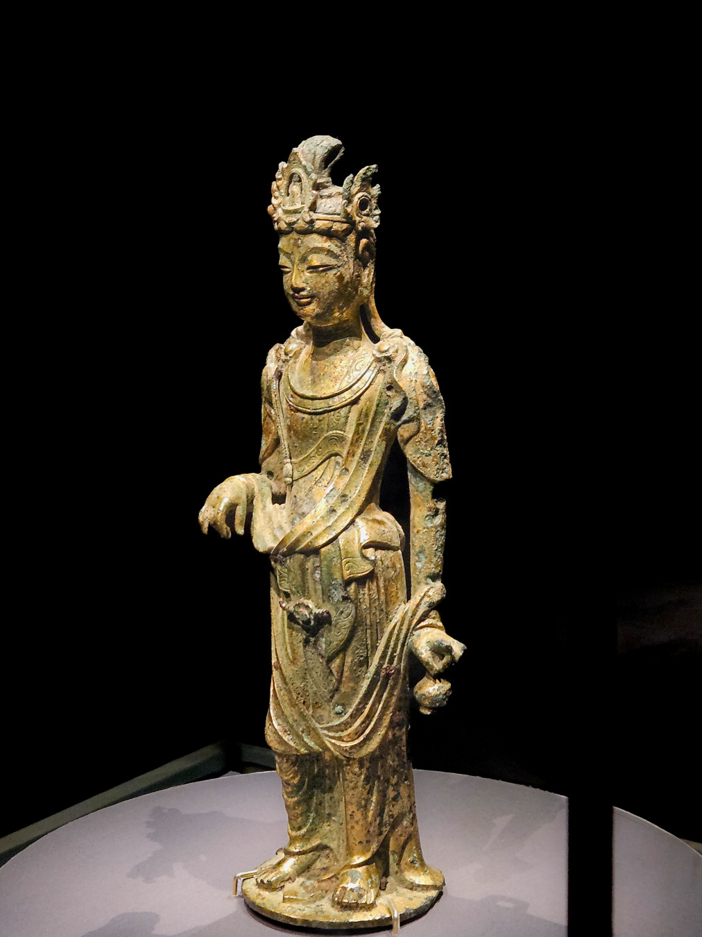 백제 금동 관음보살 입상