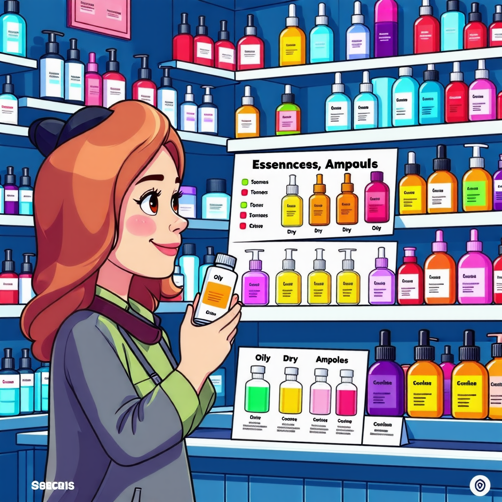 피부 타입에 맞는 에센스, 토너, 앰플 선택법으로 피부 고민 해결하기