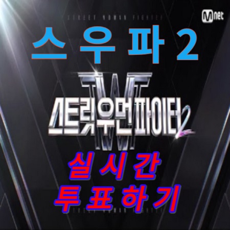 스우파2 실시간 투표하기