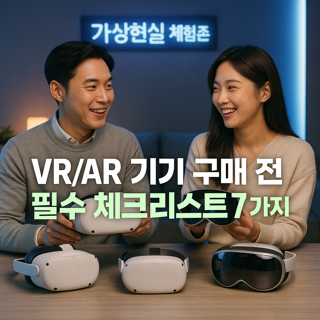 소비자 커플의 VR&middot;AR 헤드셋 비교