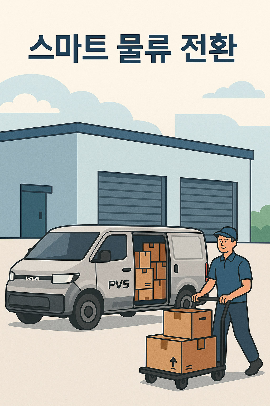 기아 PV5 스마트 물류 전환 사진 관련.