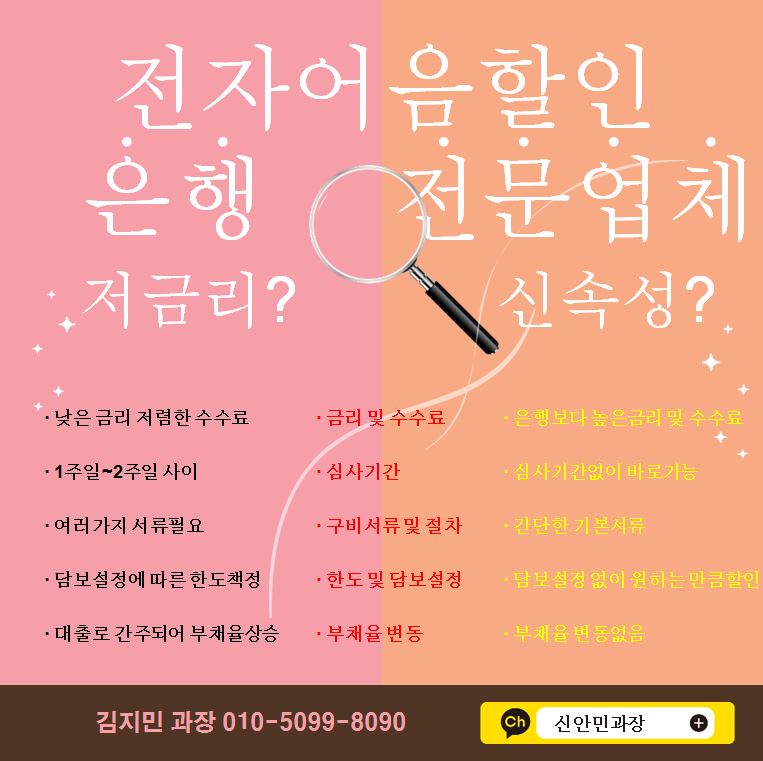 대광건영 은행 / 전문업체 전자어음할인비교