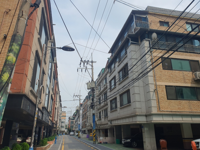 삼전동 빌라촌 사진