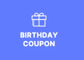 'BIRTHDAY COUPON' 문구