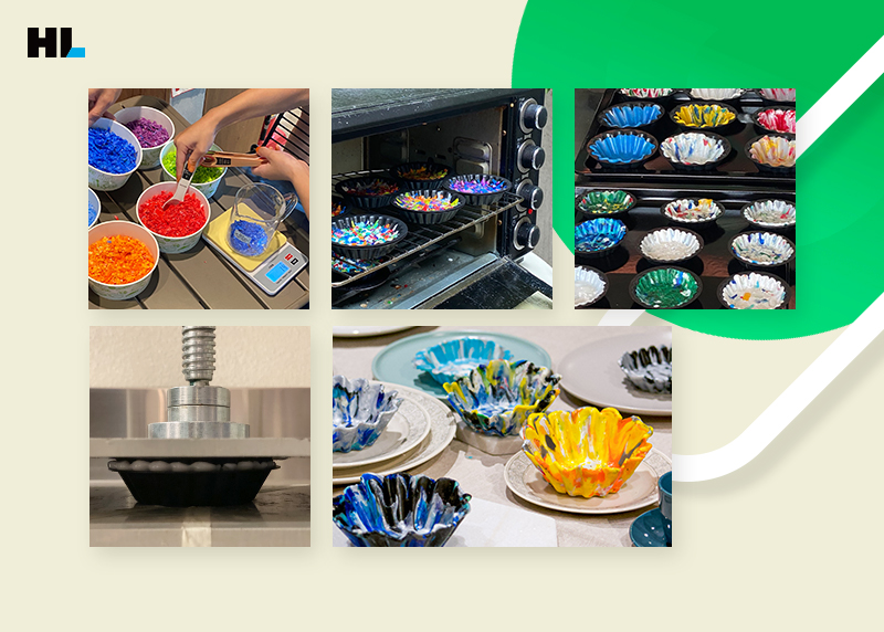 플라스틱 베이킹 과정