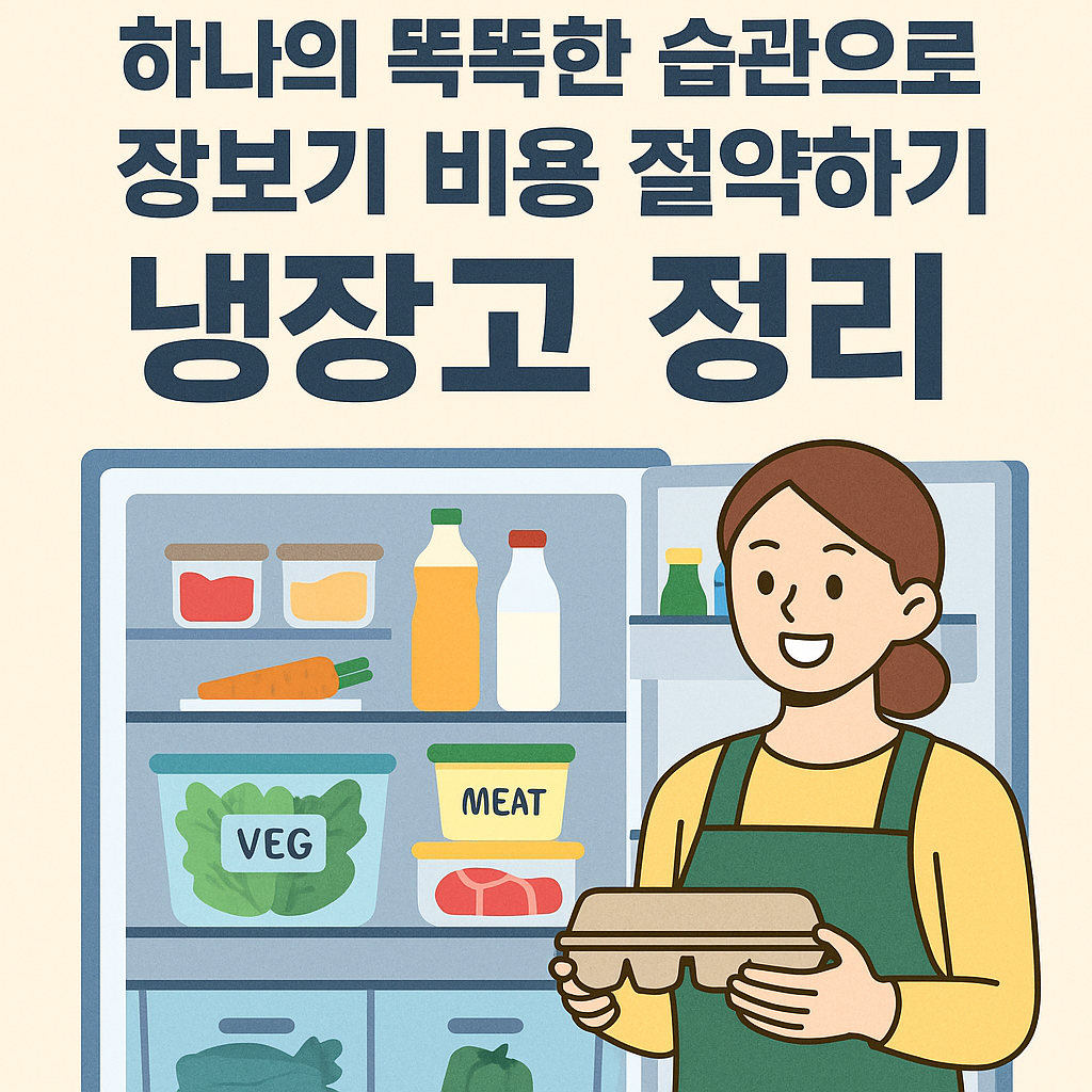 비용 절약하기 냉장고 정리