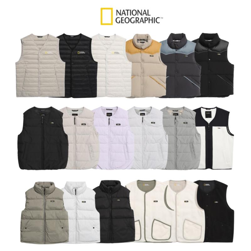 국내매장판 2023 내셔널지오그래픽 칼리스 남자패딩조끼 경량 남성 여성 커플 조끼 패딩