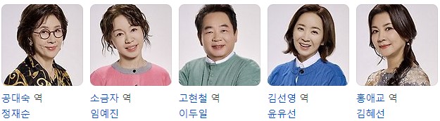미녀와 순정남 등장인물