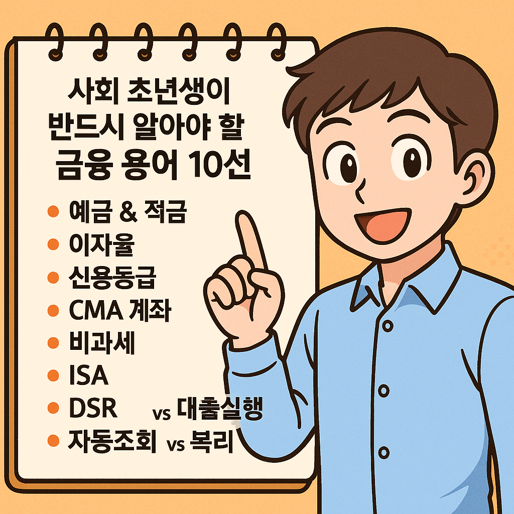 사회 초년생이 반드시 알아야 할 금융 용어 10선