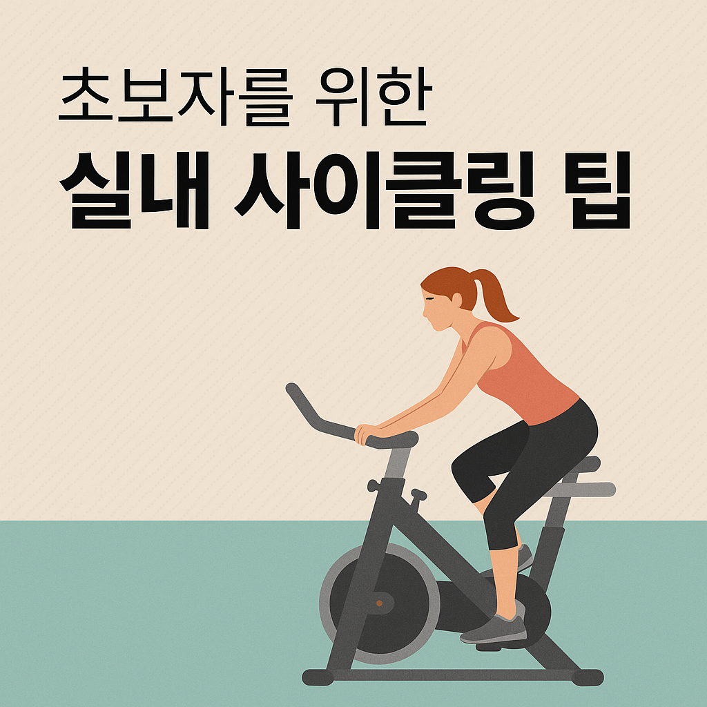 초보자를 위한 실내 사이클링 팁