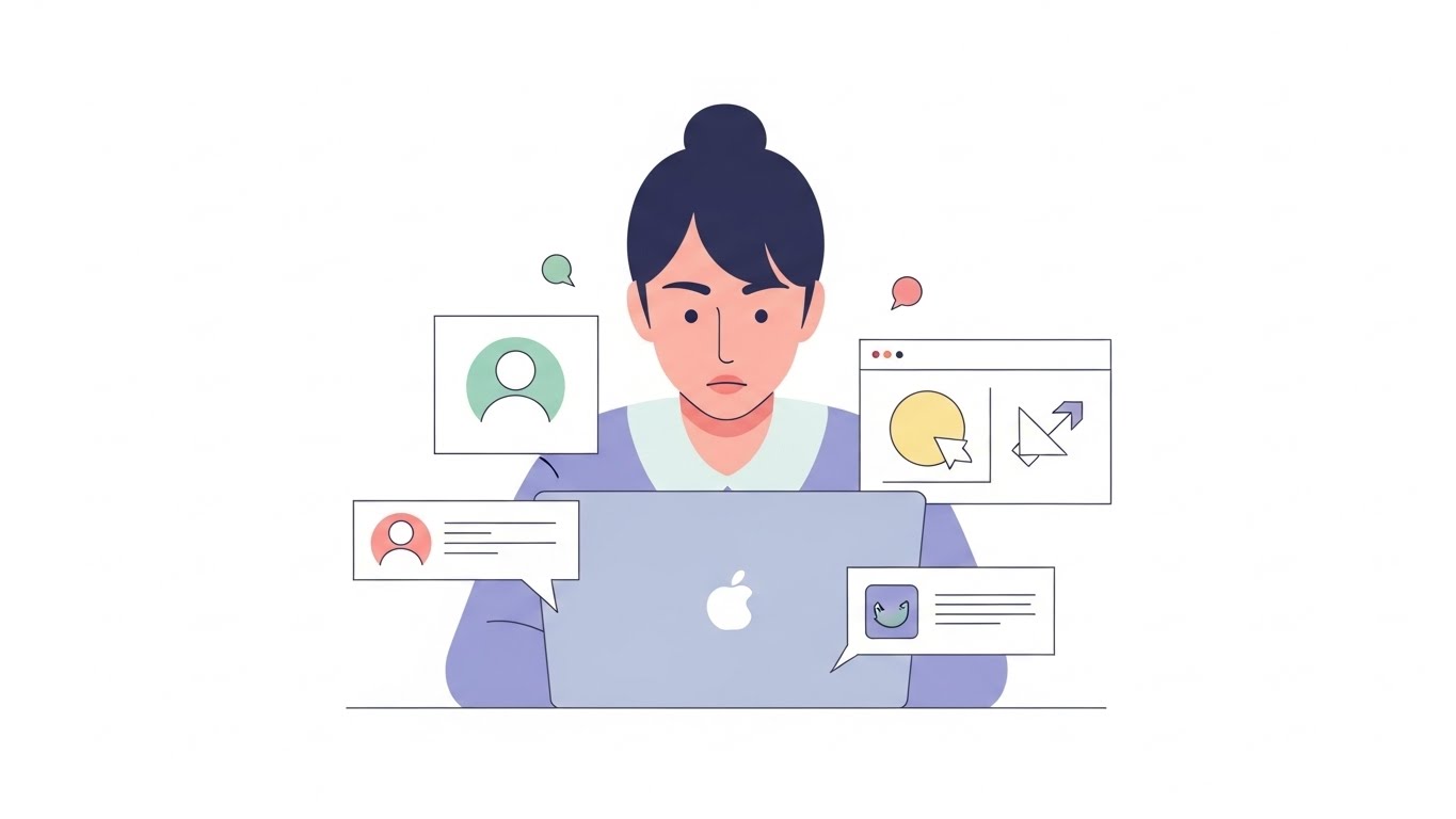 구인구직사이트에서 디지털 기반 일을 비교하는 장면, 기술형 부업을 고려해야 합니다.