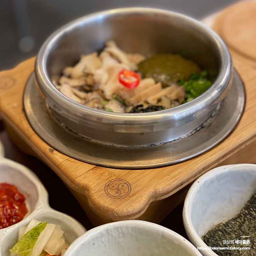 만학전복버섯솥밥