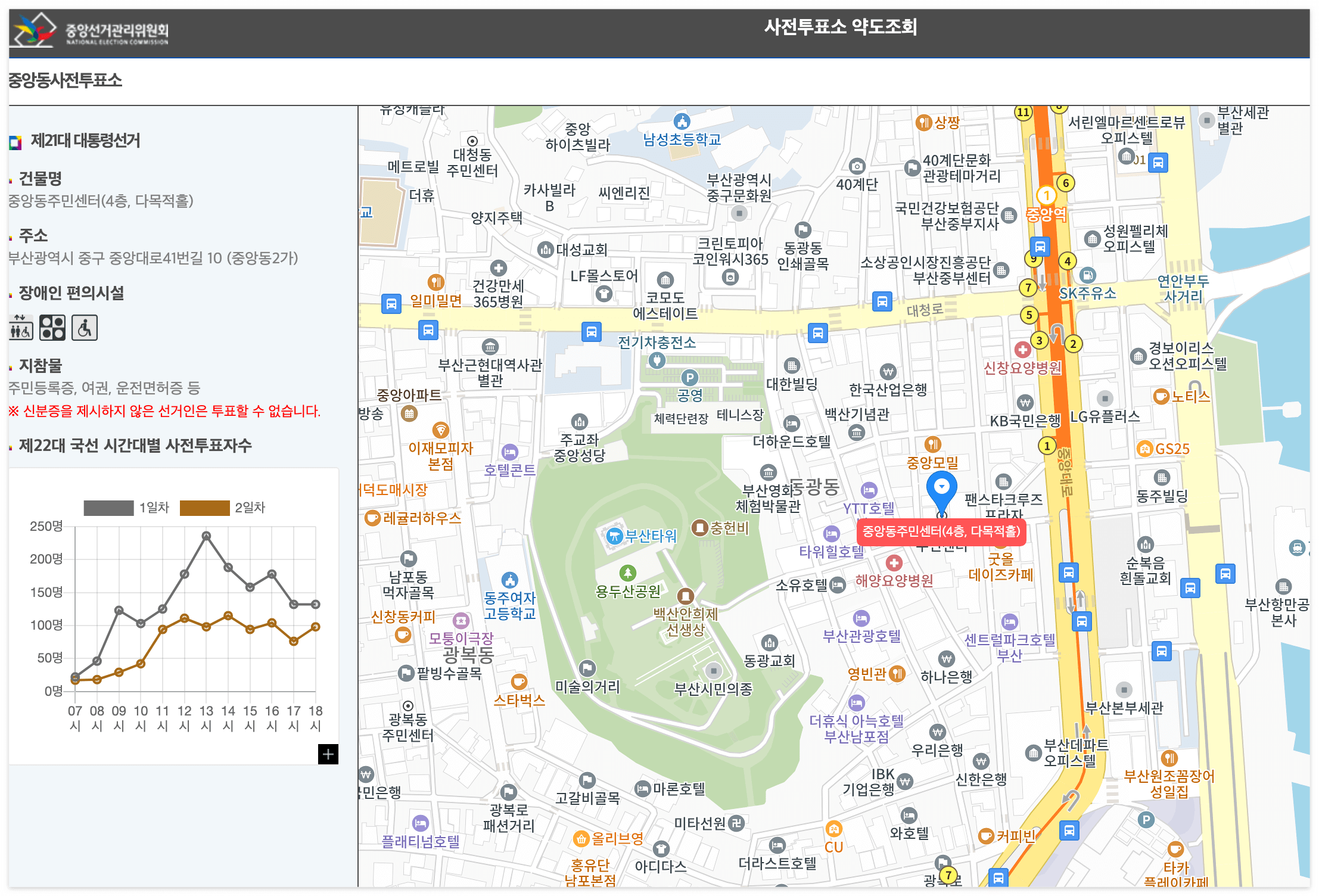 상세한 주소와 지도를 통해 확인할 수 있어요!