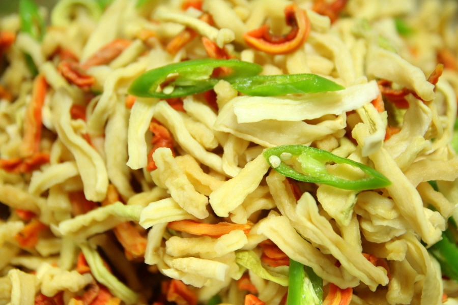 무말랭이 손질 상태