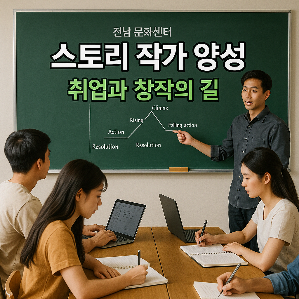 전남 문화센터 스토리 작가 양성 교육