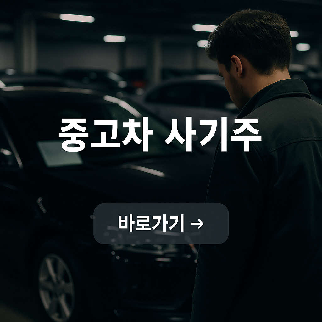 중고차 구매 시 유의사항 및 시세 비교