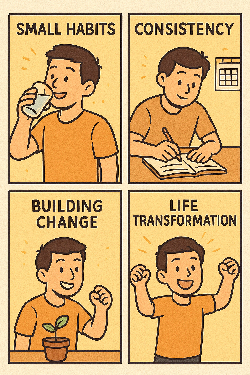 삶의 변화를 만드는 작은 습관과 꾸준함의 힘 이야기