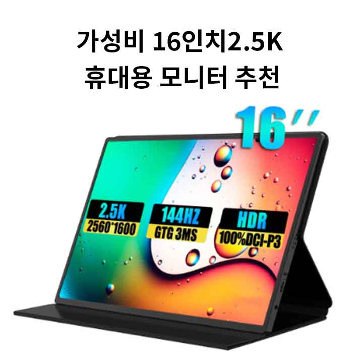 16인치 휴대용 모니터