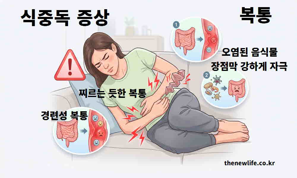 식중독 증상 복통