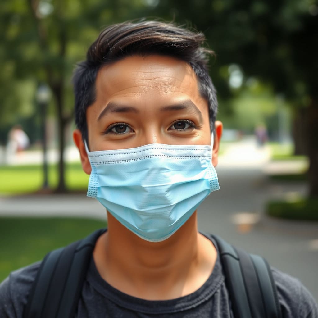 백신 접종을 마친 사람이 밝고 안심하는 표정을 짓고 있는 모습을 담습니다. 마스크를 쓰고 있다면 눈빛으로 감정이 전달되도록 연출하거나, 접종 장소를 벗어나 일상으로 돌아가는 모습의 일부를 보여줄 수 있습니다. 백신 접종으로 인한 작은 희망과 편안함을 시각적으로 표현합니다.