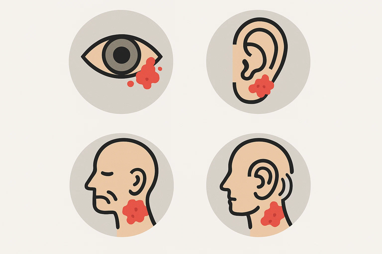 눈 대상포진(각막 손상, 시력 위험), 귀 대상포진(이명&middot;난청&middot;안면마비) 등 부위별 합병증