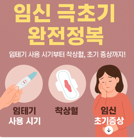 임신 극초기 완전정복 &ndash; 임테기 사용 시기부터 착상혈&amp;#44; 초기 증상까지!
