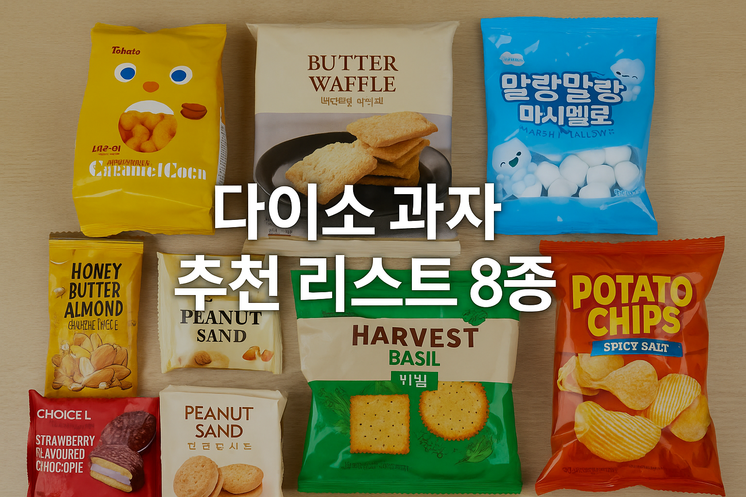 다이소 과자 추천 리스트