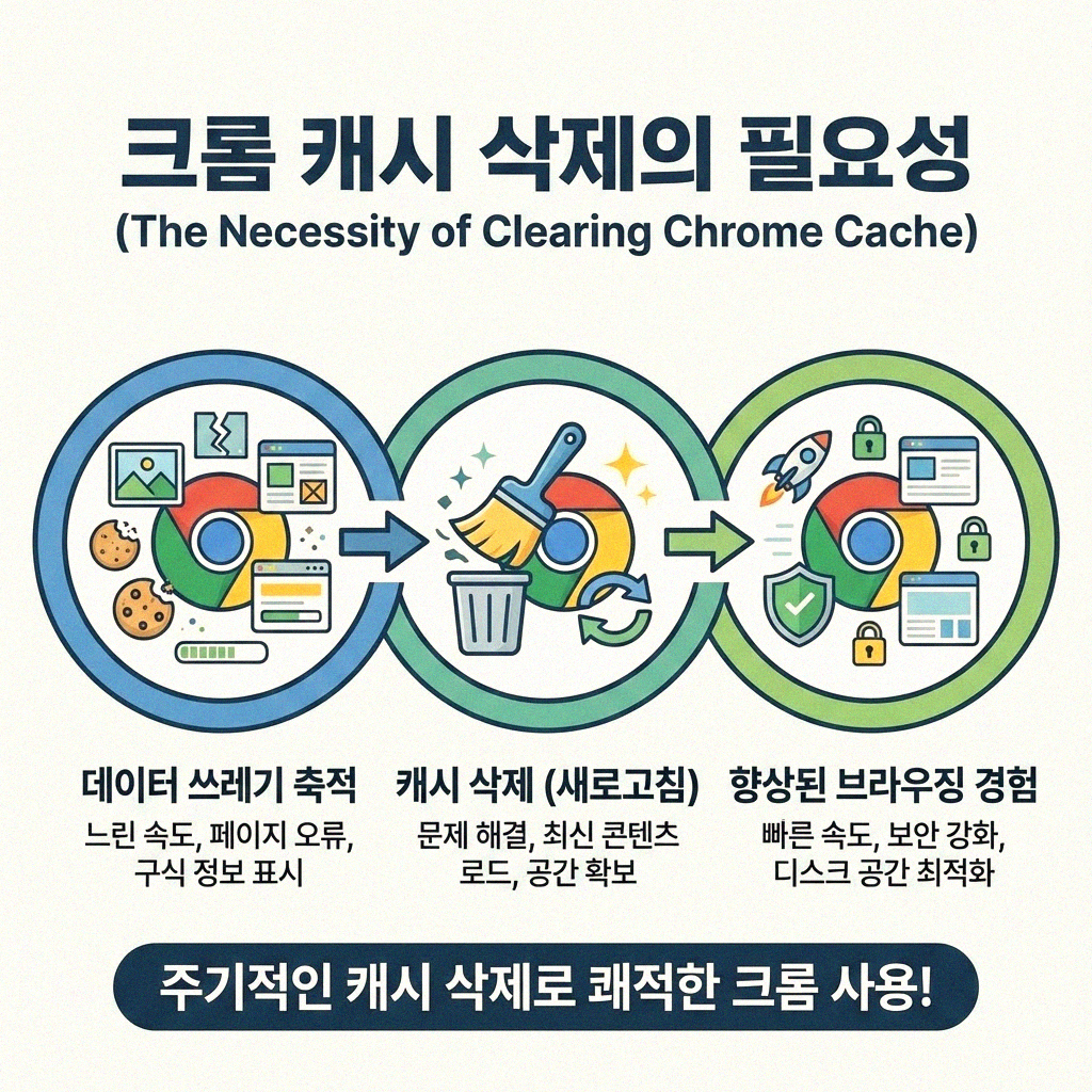 배치파일로 크롬 캐시 간편하게 자동 삭제하는 방법